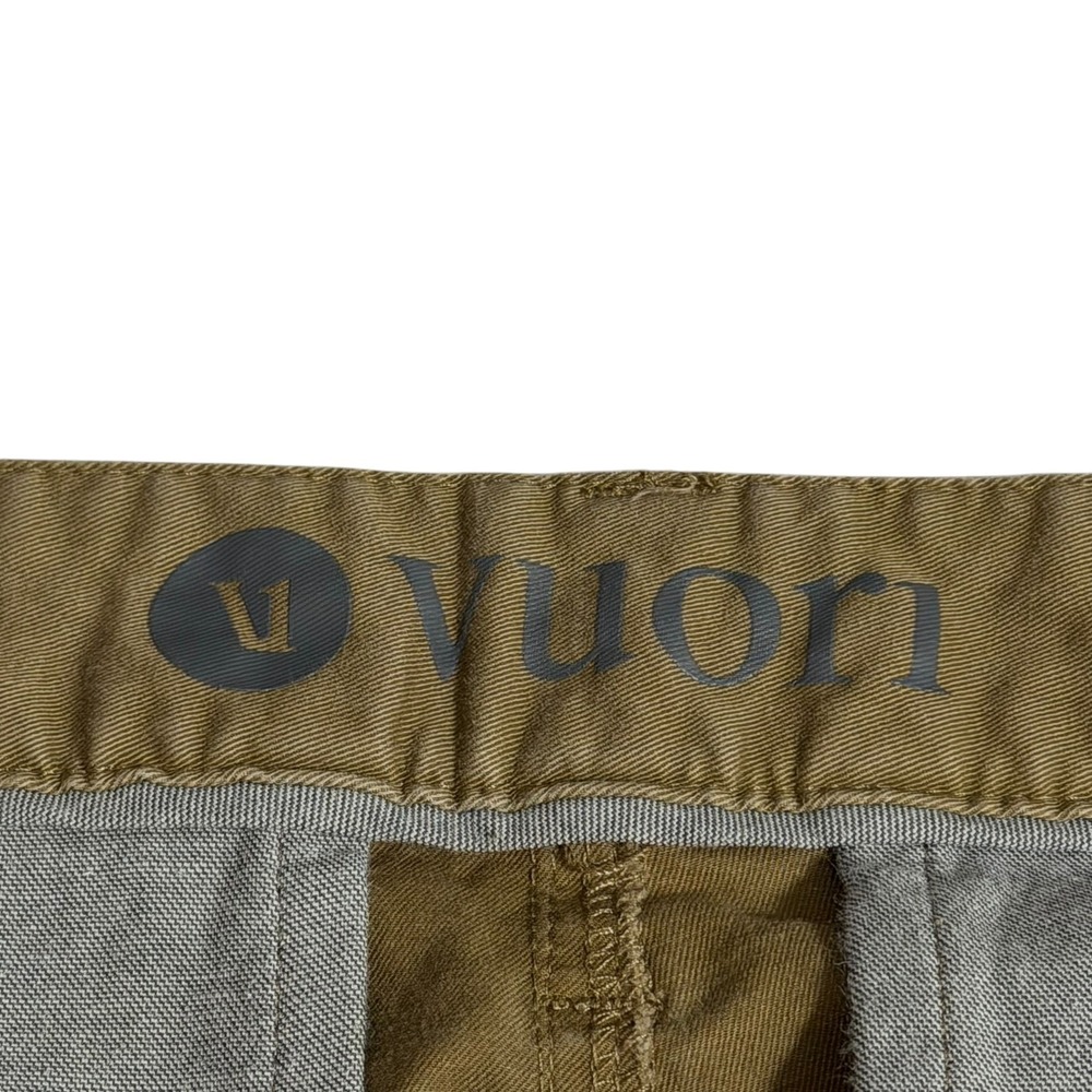 Vuori Collins Chino Pants Mens 32 x 30 Khaki Tan Stretch Chino Trousers V433 - Picture 3 of 10